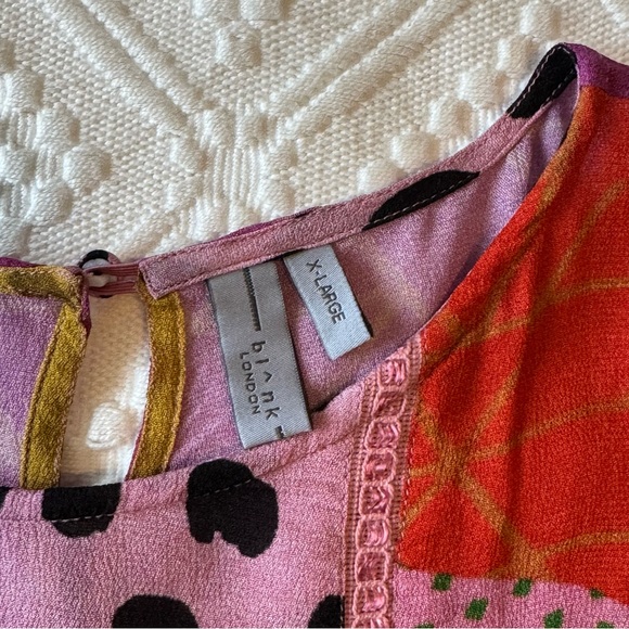 Anthropologie Bl^nk London Miranda Peasant Blouse, XL - Picture 15 of 16